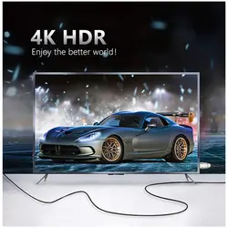 کابل HDMI بستر فيبر نوری با کيفيت 60@4K بطول 100 متر فرانت مدل FN-HFC1000