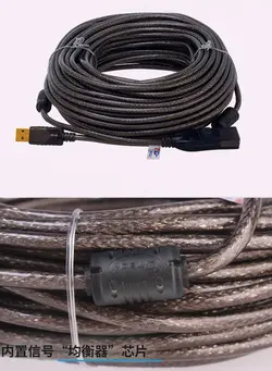 افزایش طول 25 متری USB دیتک مدل DTECH DT-5042 USB  Extension Cable 25 Meter