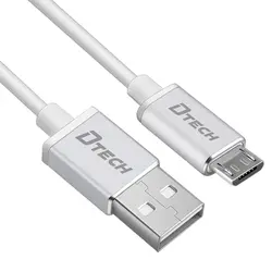 کابل تبدیل USB به Micro-USB دیتک مدل Dtech DT-T0013 با طول 0.1 متر