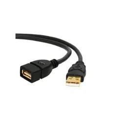 کابل افزایش طول USB بافو با کانکتور طلایی به طول 3 متر