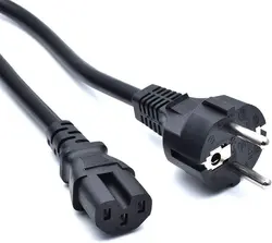 کابل برق کامپیوتر بافو مدل EU-C15 با طول 5 متر