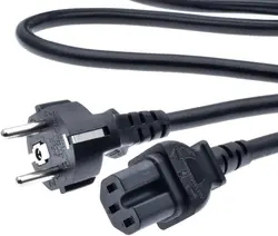 کابل برق کامپیوتر بافو مدل EU-C15 با طول 5 متر