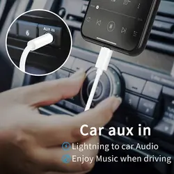 کابل تبديل لايتنينگ به AUX مدل Apple Lightninig To Aux Cable