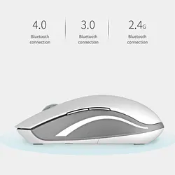 موس بی سیم و بلوتوث رپو مدل  7200M بی صدا