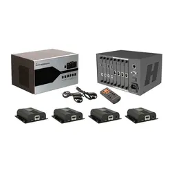 سوئیچ ماتریس مدولار ۴ در۴ HDMI لنکنگ مدل LKV4x4 HDbitT