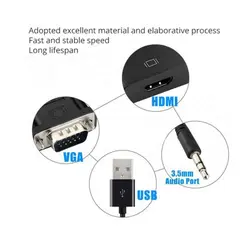 تبدیل VGA به HDMI اونتن مدل OTN-5138