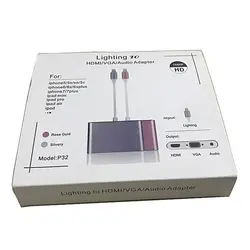 مبدل Lightning به HDMI و VGA مدل P32