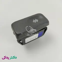 كلید قفل كن شیشه بالابر سمند درب عقب (نور زمینه آبی) شرکتی ایساکو 0942000499