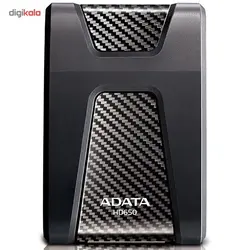 هارددیسک اکسترنال ای دیتا مدل دش‌درایو دیوربل HD650 ظرفیت 2 ترابایتAdata DashDrive Durable HD650 External HDD - 2TB