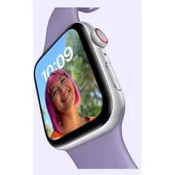 ساعت هوشمند اپل واچ سری SE 2021 مدل  40mm Aluminum Case with Sport silicone BandApple Watch Series SE 2021 40mm Aluminum Case