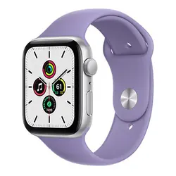 ساعت هوشمند اپل واچ سری SE 2021 مدل  40mm Aluminum Case with Sport silicone BandApple Watch Series SE 2021 40mm Aluminum Case