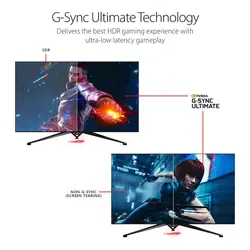 مانیتور مخصوص بازی ایسوس مدل ROG Swift PG65UQ سایز65 اینچASUS ROG Swift PG65UQ Monitor GAMING 65 Inch