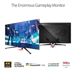 مانیتور مخصوص بازی ایسوس مدل ROG Swift PG65UQ سایز65 اینچASUS ROG Swift PG65UQ Monitor GAMING 65 Inch