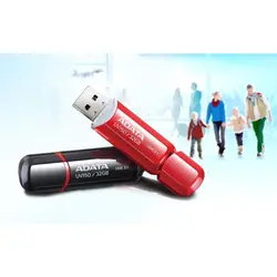 فلش مموری ای دیتا مدل DashDrive UV150 ظرفیت 64 گیگابایتADATA DashDrive UV150 Flash Memory - 64GB