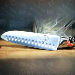 سرویس چاقو آشپزخانه 8 پارچه ویتارا رنگ مشکی