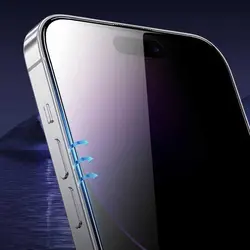 گلس لبه نرم پرایوسی گرین لاین PV-PET PRO آیفون iPhone 15 Pro