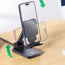 شارژر وایرلس تاشو گرین لاین Foldable Wireless Charging Stand توان 15 وات