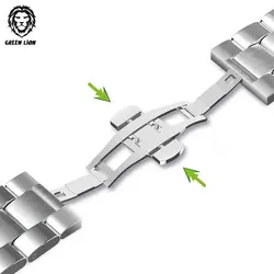 بند فلزی اپل واچ گرین لاین 42/44/45 میلی متر Green Lion Metallic Grande