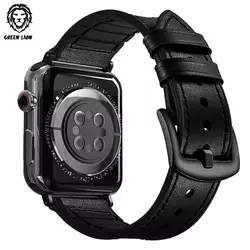 بند چرمی اپل واچ پرودو 44/45 میلی متر Porodo Leather + Silicone Watch Band