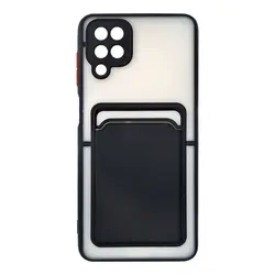 قاب پشت مات محافظ لنزدار جا کارتی سامسونگ A22 4G