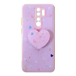 قاب رزینی با پاپ سوکت قلبی شیائومی Redmi Note 8 Pro