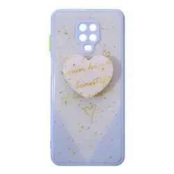 قاب رزینی با پاپ سوکت قلبی شیائومی Redmi Note 9 Pro