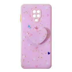قاب رزینی با پاپ سوکت قلبی شیائومی Redmi Note 9 Pro