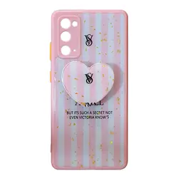 قاب رزینی با پاپ سوکت قلبی سامسونگ S20 FE