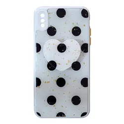 قاب رزینی با پاپ سوکت قلبی آیفون iPhone XS Max