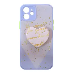 قاب رزینی با پاپ سوکت قلبی آیفون iPhone 11