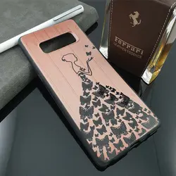 قاب ژله‌ای طرح چوب برای گوشی موبایل سامسونگ Note 8