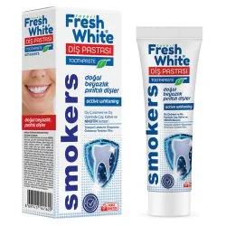 خمیر دندان سفید کننده فرش وایت Fresh White مناسب افراد سیگاری 90 گرم