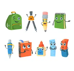 وکتور لوازم التحریر (03)