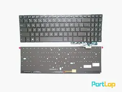 کیبورد لپ تاپ ایسوس K570 ، M570 ، X570 با دکمه پاور
