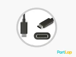 شارژر لپ تاپ دل 19.5 ولت 6.67 آمپر 130 وات - تایپ سی