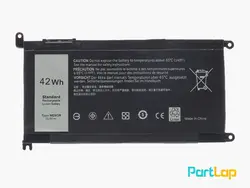 باتری 3 سلولی WDXOR لپ تاپ دل Inspiron 13 7378 ، 15 7579