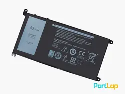 باتری 3 سلولی WDXOR لپ تاپ دل Inspiron 13 7378 ، 15 7579