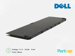 باتری 3 سلولی GVD76 لپ تاپ دل Latitude E7240