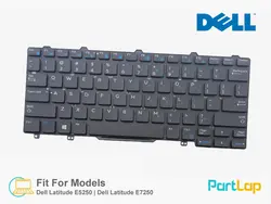 کیبورد لپ تاپ دل Latitude E5250 ، E7250 ، 3150