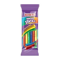 BEBETO- پاستیل لوله ای رنگی 75 گرم