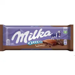 MILKA- تابلت شکلات با مغز برونی(OREO BROWNIE)
