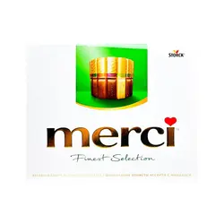 MERSI شکلات کادویی مخلوط سبز 250 گرمی