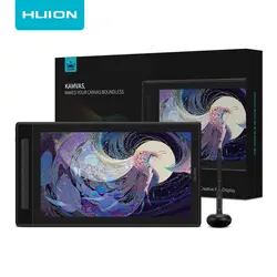 مانیتور طراحی و قلم نوری هویون با پایه مدل Kamvas Pro 16 (2.5K)