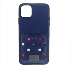 کاور طرح چرمی وندوم جا کارتی ایفون 11 پرو مکس مدل vd8600