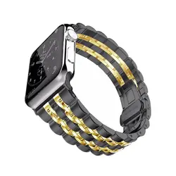 بند فلزی مدل ۷ Bead مناسب برای اپل واچ سایز ۳۸ / ۴۰ / ۴۱ میلی‌متری