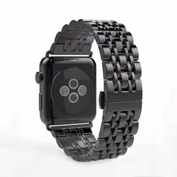 بند فلزی مدل ۷ Bead مناسب برای اپل واچ سایز ۳۸ / ۴۰ / ۴۱ میلی‌متری