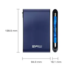 هارد اکسترنال سیلیکون پاور مدل Armor A80 ظرفیت 1 ترابایت