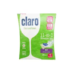قرص ماشین ظرفشویی کلارو مدل 11in1 بسته 20 عددی