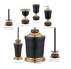 ست اکسسوری سرویس بهداشتی 5تکه DORITA مدل  SHELVY STONE