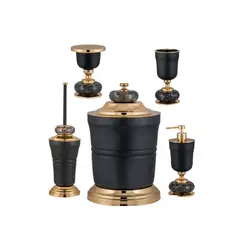 ست اکسسوری سرویس بهداشتی 5تکه DORITA مدل  SHELVY STONE